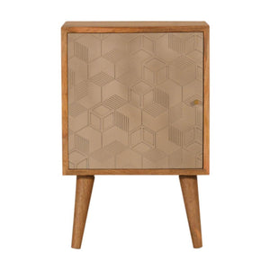 Acadia Bedside Table | Solid Mango Wood | Compact Bedroom Storage