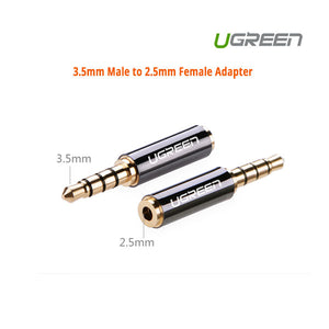 UGREEN 3.5mm Male to 2.5mm Female Audio Adapter (20502) | Compact Audio Solution