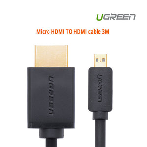 Micro HDMI to HDMI Cable | 3M (30104)