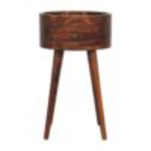 Alina Bedside Table | Honey Finish | Contemporary Bedroom Nightstand