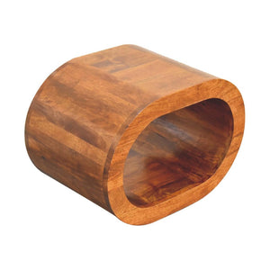 Amaya Bedside | Solid Mango Wood | Natural Wood Finish | Artisan-Crafted Design