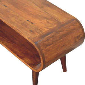 Amaya Nordic Style Coffee Table | Solid Wood | Modern Natural Finish
