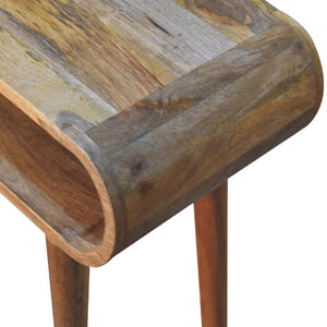 Amaya Oak-Inspired Nordic Style Console Table | Solid Mango Wood | Nordic-Inspired Design