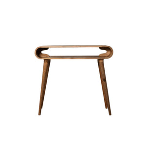 Amaya Oak-Inspired Nordic Style Console Table | Solid Mango Wood | Nordic-Inspired Design