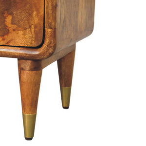 Amber Oak Bedside Table | Warm Oak Character | Timeless Bedroom Furniture