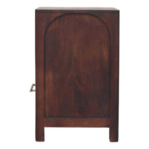 Arched Edge 1 Drawer Bedside | Curved Nightstand | Soft Bedroom Storage