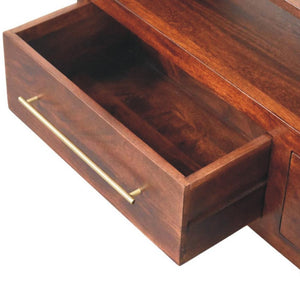 Arched Edge 2-Drawer Media Unit | Soft Arched Form | Living Room Furniture