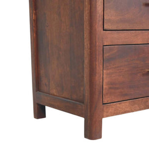 Arched Edge 3-Drawer Chest | Soft Arched Form | Bedroom Storage