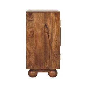 Arched Rattan Two-Door Sideboard | Woven Storage Cabinet