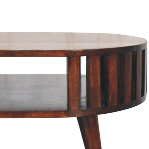 Ariella Coffee Table | Solid Mango Wood | California Walnut Finish