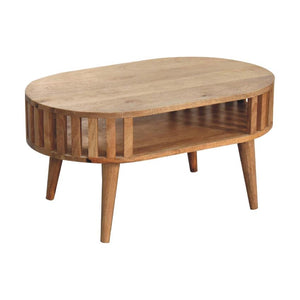 Ariella Coffee Table | Solid Mango Wood | Natural Artisan Style