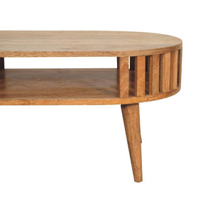 Ariella Coffee Table | Solid Mango Wood | Natural Artisan Style