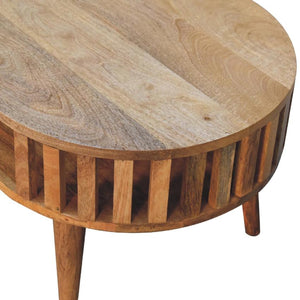 Ariella Coffee Table | Solid Mango Wood | Natural Artisan Style