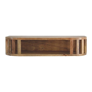 Ariella Floating Console Table | Solid Mango Wood | Natural Wood Finish | Wall-Mounted Design