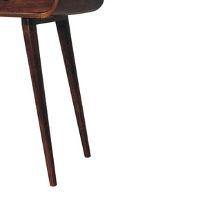 Arlo Console Table | Solid Mango Wood | California Walnut Finish | 2 Drawer Hallway Console Table
