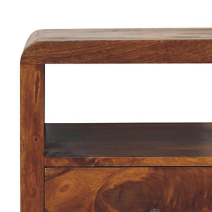 Aspen Bedside Table | Solid Mango Wood | Natural Bedroom Storage