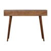 Assorted 3 Drawer Console Table | Solid Mango Wood | Chestnut Finish | Hallway Storage