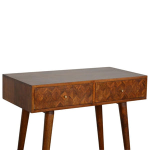 Assorted Console Table | Solid Mango Wood | Chestnut Finish | Artisan Hallway Furniture