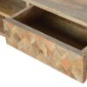 Assorted Oak-Inspired Media Unit | Mixed Timber Tones | Contemporary TV Storage