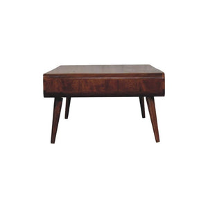 Avora Coffee Table | Solid Mango Wood | Chestnut Finish | 2 Drawers