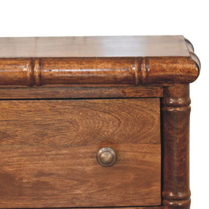 Bamboo Three Drawer Chest | Bedroom Storage | Bamboo-Inspired Design