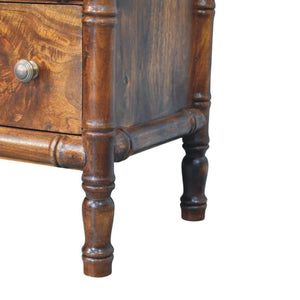 Bamboo Three Drawer Chest | Bedroom Storage | Bamboo-Inspired Design
