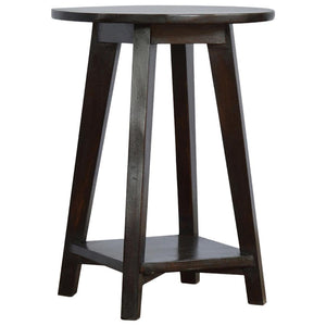Bar Stool | Walnut Finish | Undercarriage Support