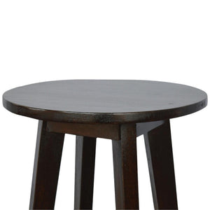 Bar Stool | Walnut Finish | Undercarriage Support