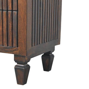 Belmont 2 Drawer Bedside Table | Natural Timber Nightstand | Bedroom Storage