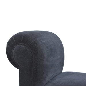 Black Velvet Bench | Elegant Upholstered Seating | Versatile Home Accent