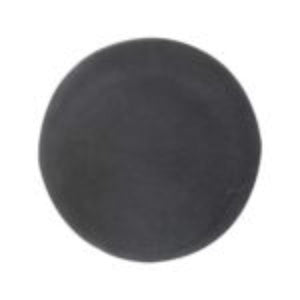 Black Velvet Footstool | Solid Mango Wood Base | Compact Accent Seating