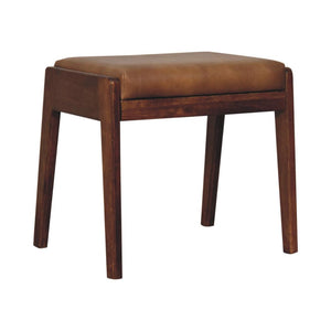 Buffalo Hallway Footstool | Compact Entryway Accent