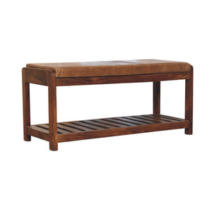 Buffalo Slatted Hallway Bench | Entryway Seating