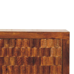 Cadiz Carved Cabinet | Artisan-Inspired Storage Cupboard