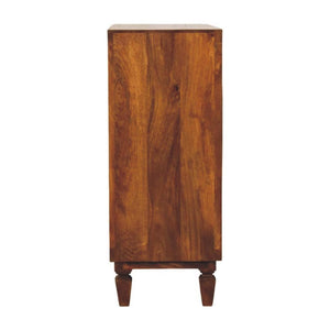 Cadiz Carved Cabinet | Artisan-Inspired Storage Cupboard