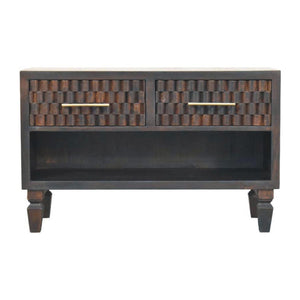 Cadiz Carved Shoe Storage Bench | Carved Detailing | Entryway Seating