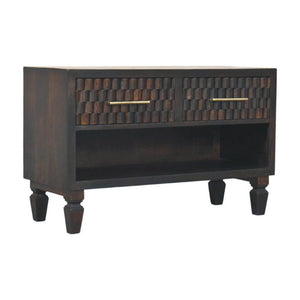 Cadiz Carved Shoe Storage Bench | Carved Detailing | Entryway Seating