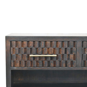 Cadiz Carved Shoe Storage Bench | Carved Detailing | Entryway Seating