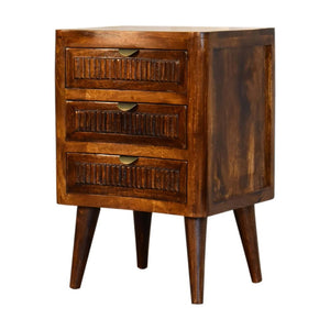 Capri Bedside Table | Compact Bedroom Storage | Contemporary Design