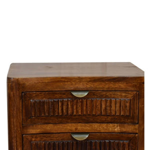 Capri Bedside Table | Compact Bedroom Storage | Contemporary Design
