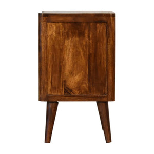 Capri Bedside Table | Compact Bedroom Storage | Contemporary Design