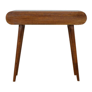 Capsule Mango Wood Console Table | Chestnut Finish | 2 Drawers