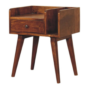 Chestnut Collective Bedside | Solid Mango Wood | Artisan-Crafted Design
