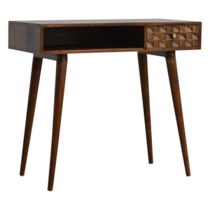 Chestnut Diamond Writing Desk | Distinctive Detail | Versatile Home Furniture