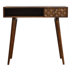 Chestnut Diamond Writing Desk | Distinctive Detail | Versatile Home Furniture