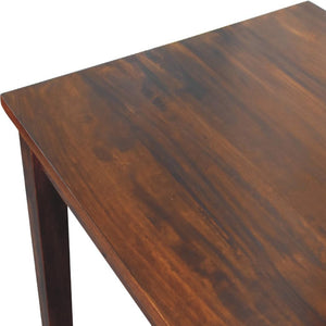 Chestnut Dining Table | Solid Mango Wood | Artisan-Crafted Design