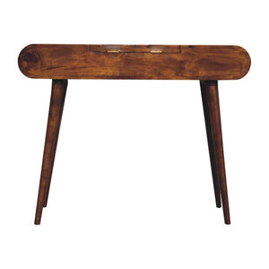 Chestnut Mirror Dressing Table | Solid Mango Wood | Bedroom Vanity