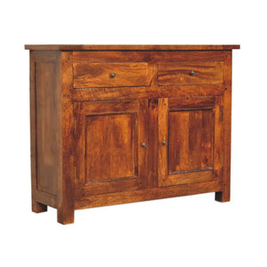 Chestnut Sideboard | 2 Drawer Storage | Dining & Living Room Cabinet
