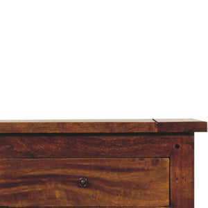 Chestnut Sideboard | 2 Drawer Storage | Dining & Living Room Cabinet