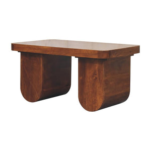 Chunky Chestnut Coffee Table | Solid Wood Living Room Centrepiece